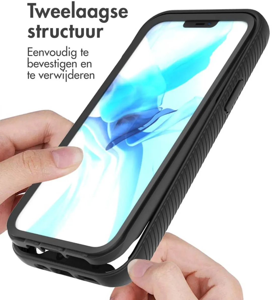 Imoshion Hoesje iPhone 12/12 Pro - Zwart