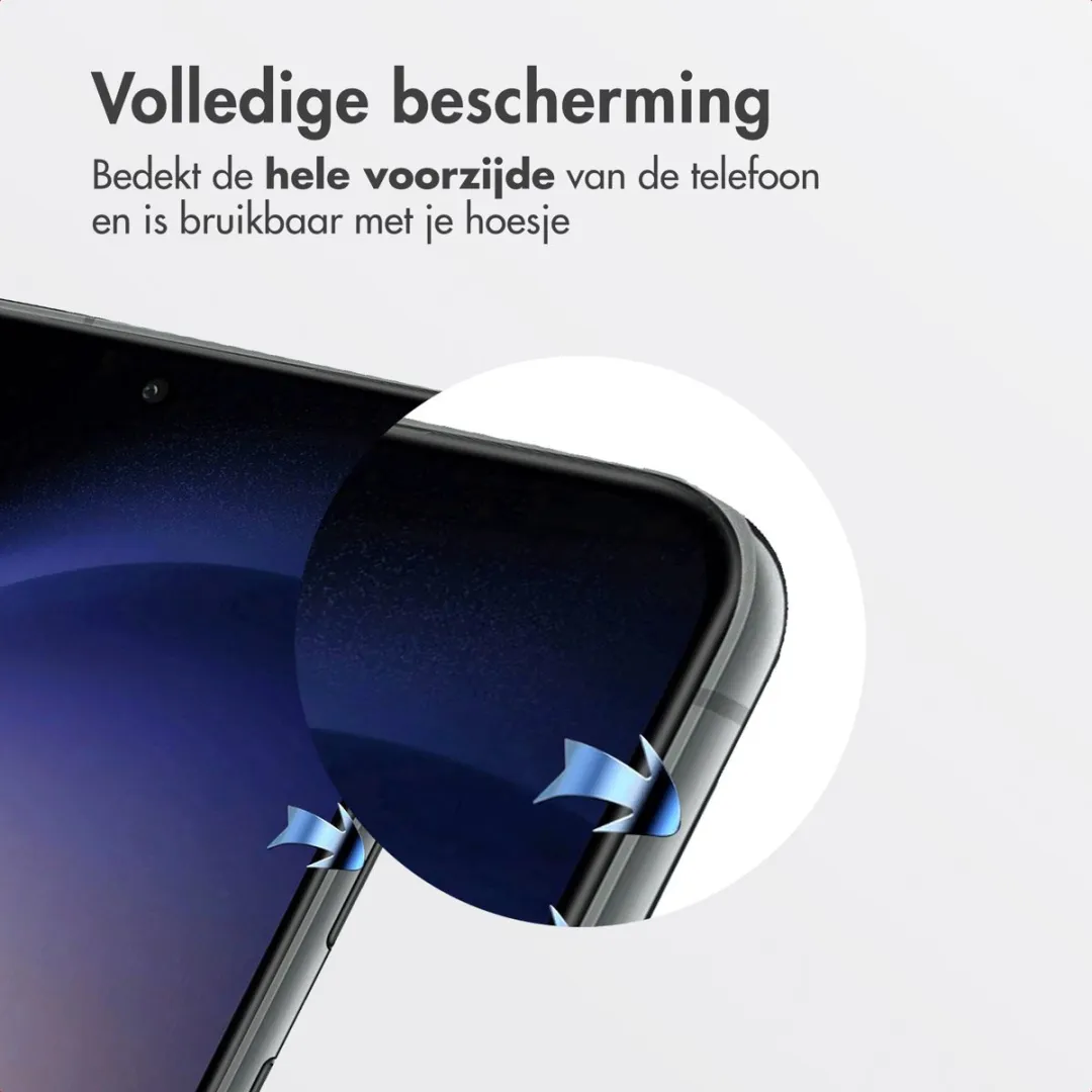 Accezz Screenprotector Samsung Galaxy S23 - Glas met anti-dust applicator - afbeelding 6 van 6
