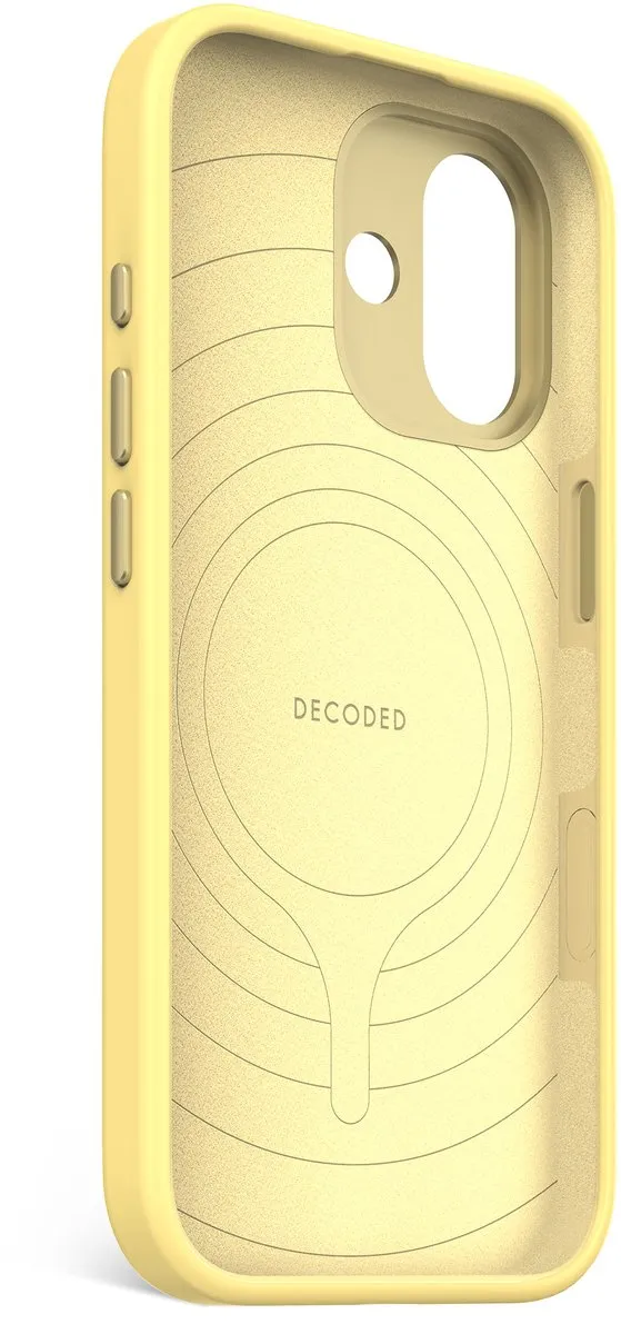 Decoded Siliconen Hoesje iPhone 17 - Yuma Geel - D25IPO17BCS9YW