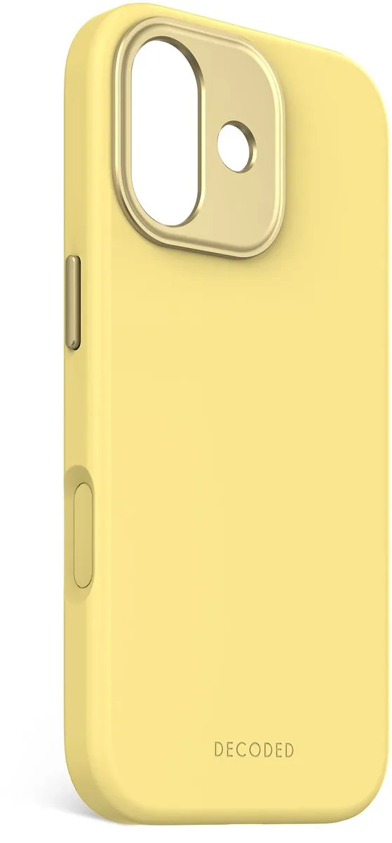 Decoded Siliconen Hoesje iPhone 17 - Yuma Geel - D25IPO17BCS9YW