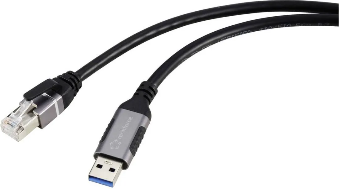 Renkforce RF-6055784 USB 3.0 naar RJ45 Netwerkadapterkabel 1.80m