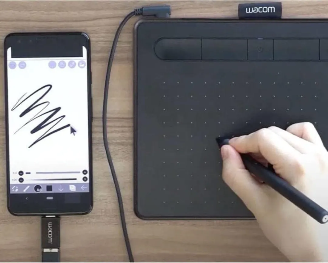 Wacom S Manga Edition Tablet 7" - Zwart