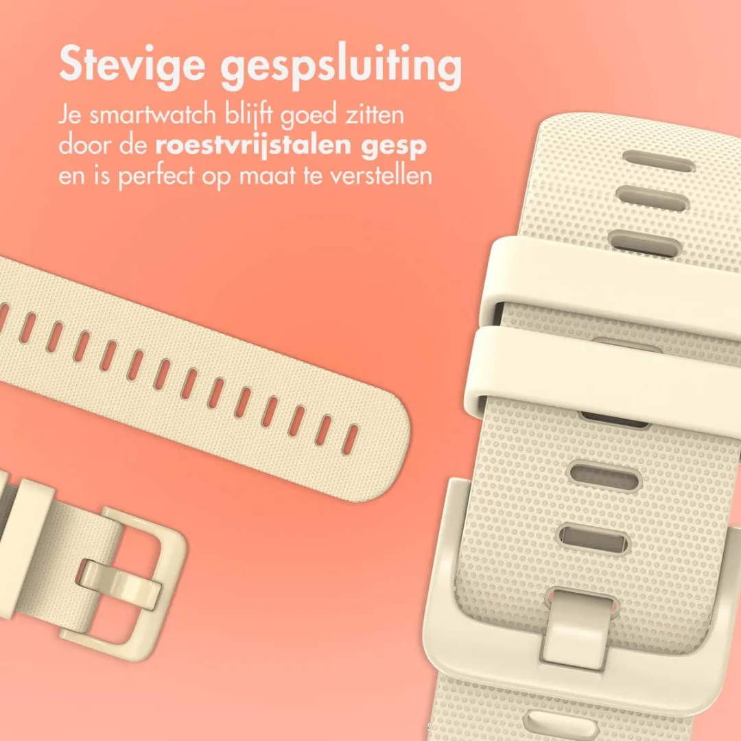 Imoshion Siliconen Sportband 20mm - Universeel Beige