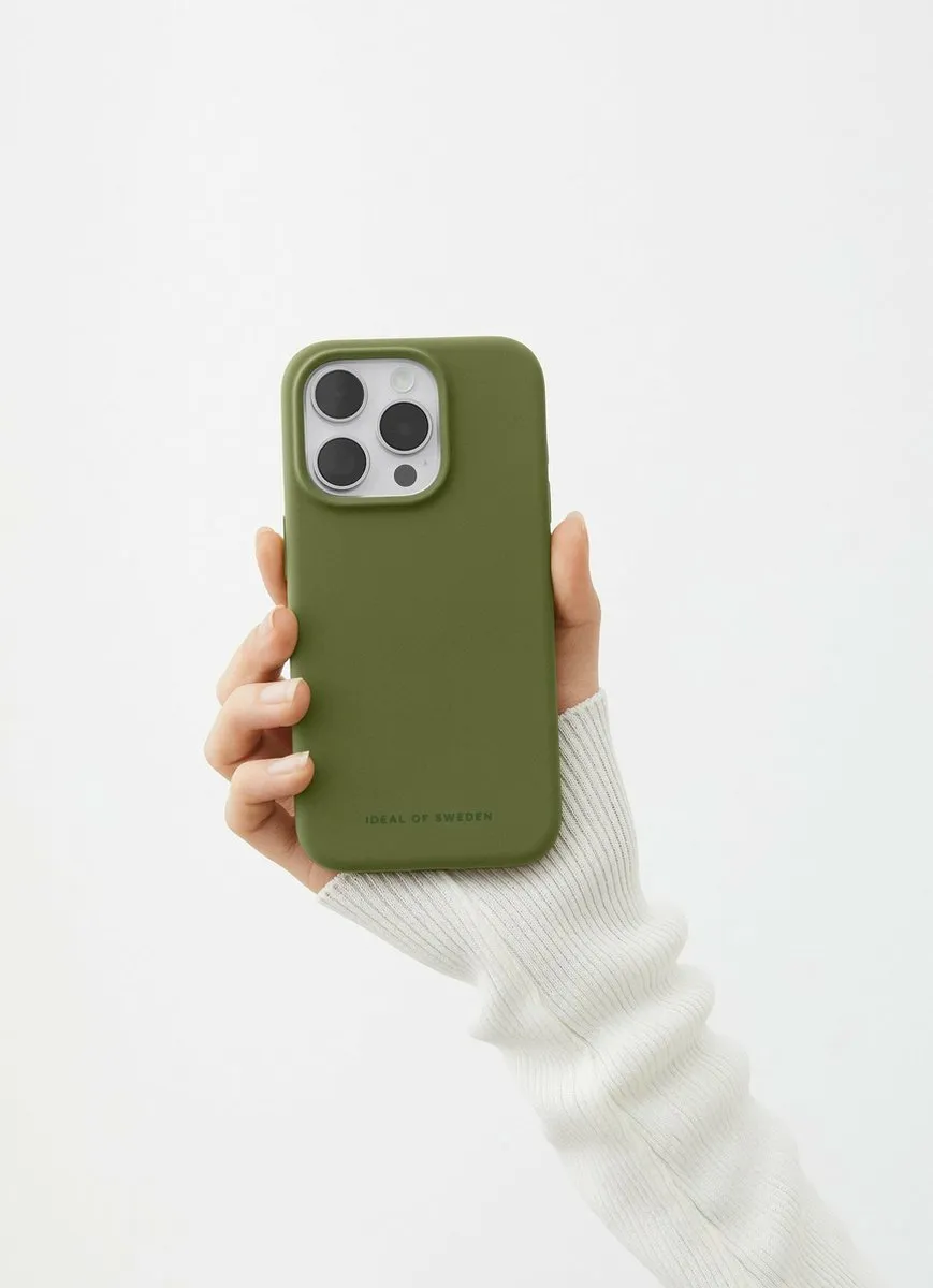 iDeal of Sweden Silicone Case MagSafe iPhone 15 Pro Max - Khaki