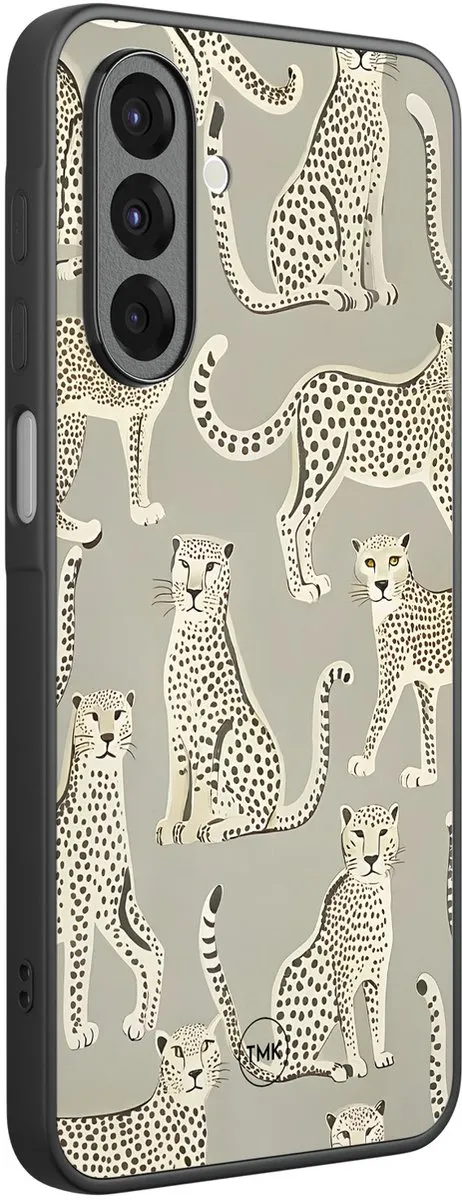 Casevibes Samsung Galaxy A26 Hoesje - Cheetah Chic Beige