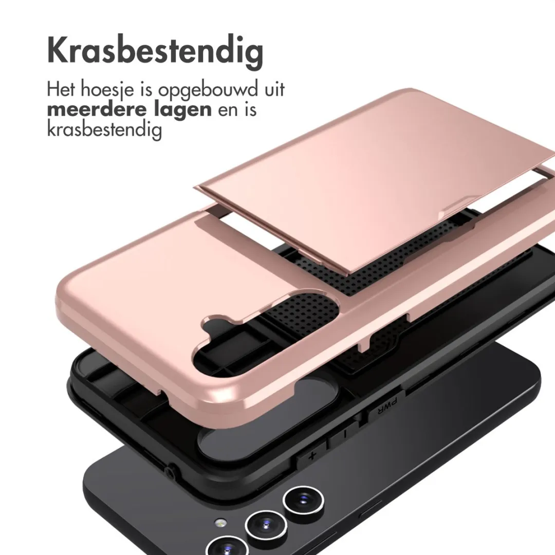 Imoshion Hoesje Samsung Galaxy S23 FE - Rosé Goud - 2 Pasjes