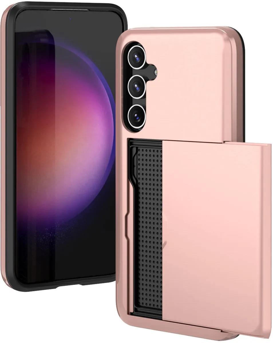 Imoshion Hoesje Samsung Galaxy S23 FE - Rosé Goud - 2 Pasjes