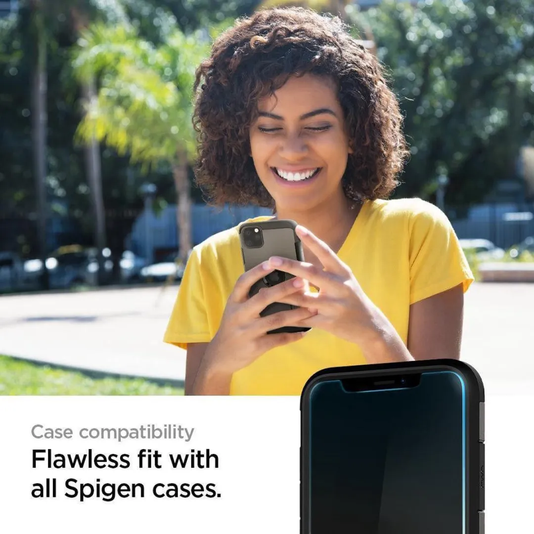 Spigen iPhone 11 Pro Full Cover Glasbeschermer - 2 Stuks - afbeelding 4 van 6