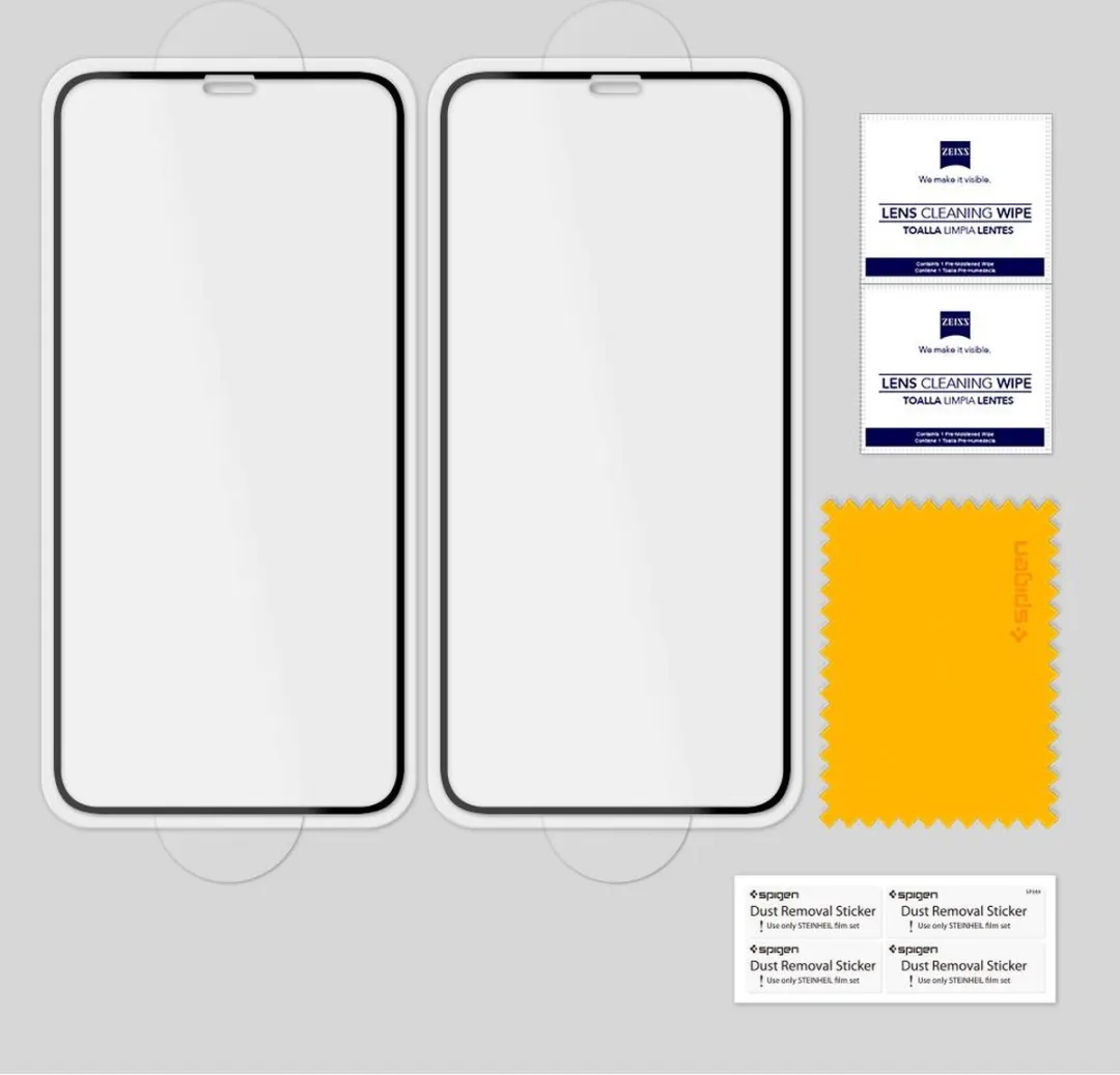 Spigen iPhone 11 Pro Full Cover Glasbeschermer - 2 Stuks - afbeelding 2 van 6