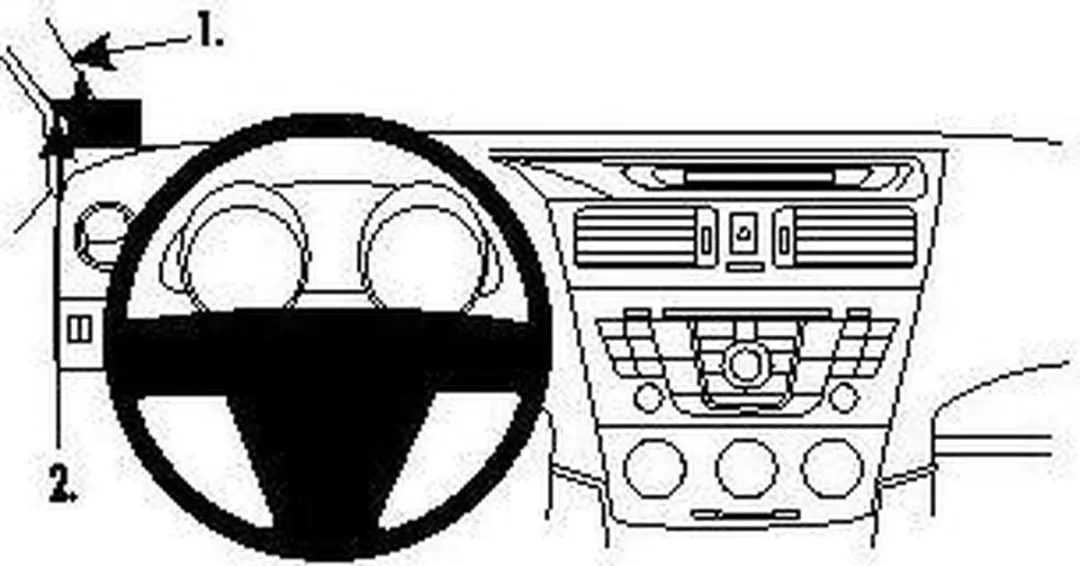 Brodit ProClip Mazda 5 2011-2015 ProClip Houder - Zwart