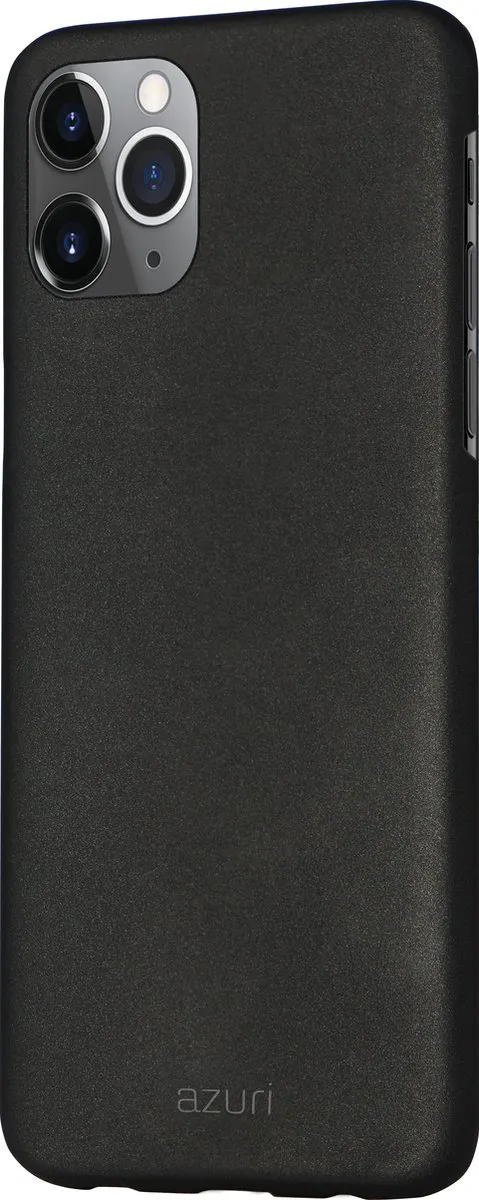 Azuri Metallic Cover iPhone 11 Pro - Zwart - AZCOVMETIPH11PRO-BLK - afbeelding 6 van 6