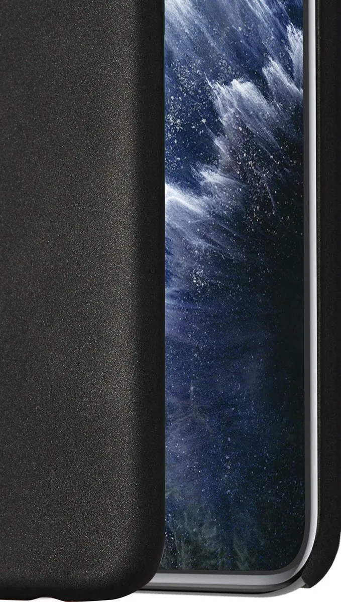 Azuri Metallic Cover iPhone 11 Pro - Zwart - AZCOVMETIPH11PRO-BLK