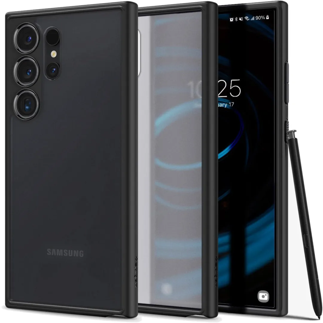 Spigen Ultra Hybrid 12148 Hoesje - Samsung Galaxy S24 Ultra - Frost Black