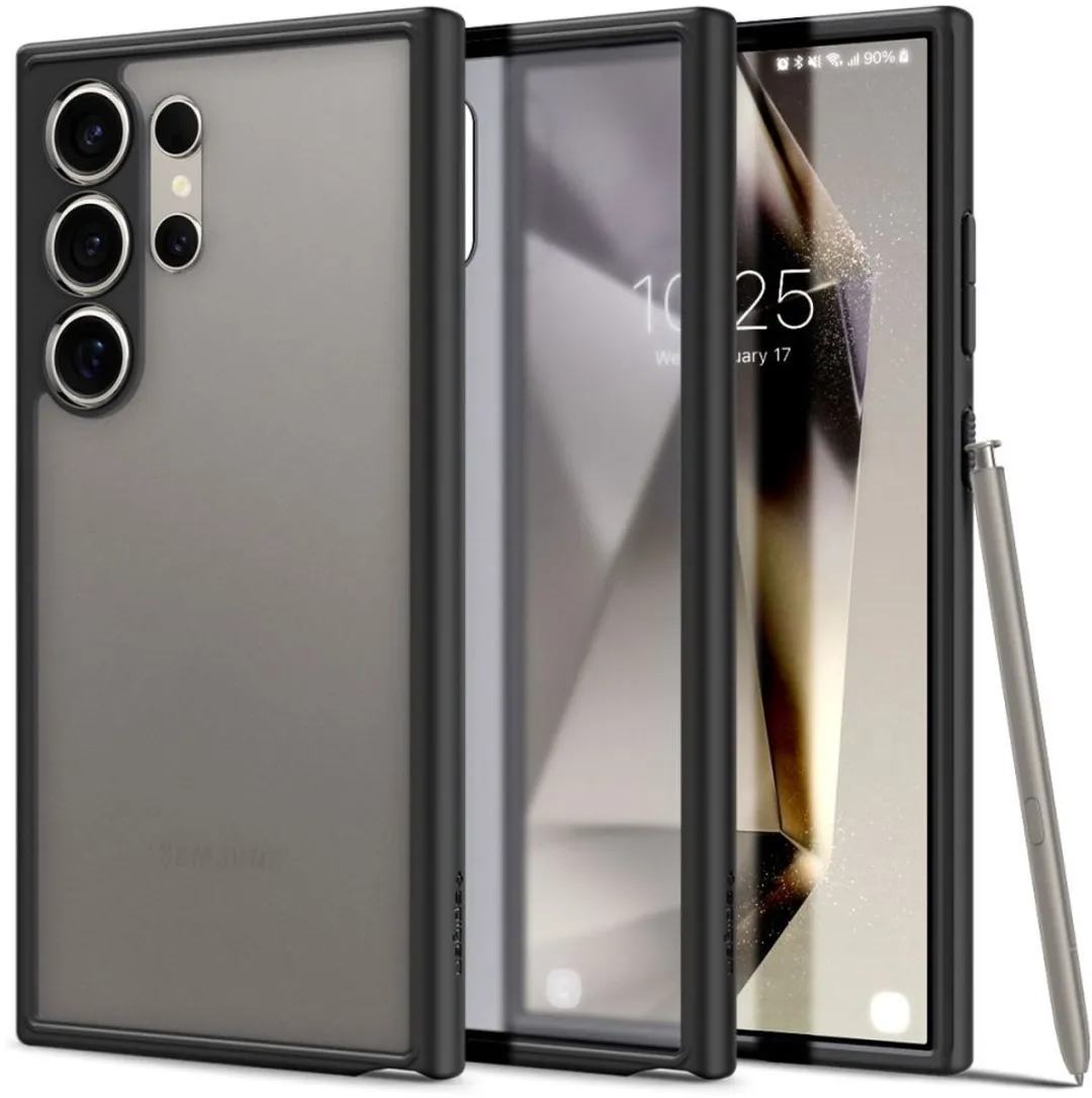 Spigen Ultra Hybrid 12148 Hoesje - Samsung Galaxy S24 Ultra - Frost Black