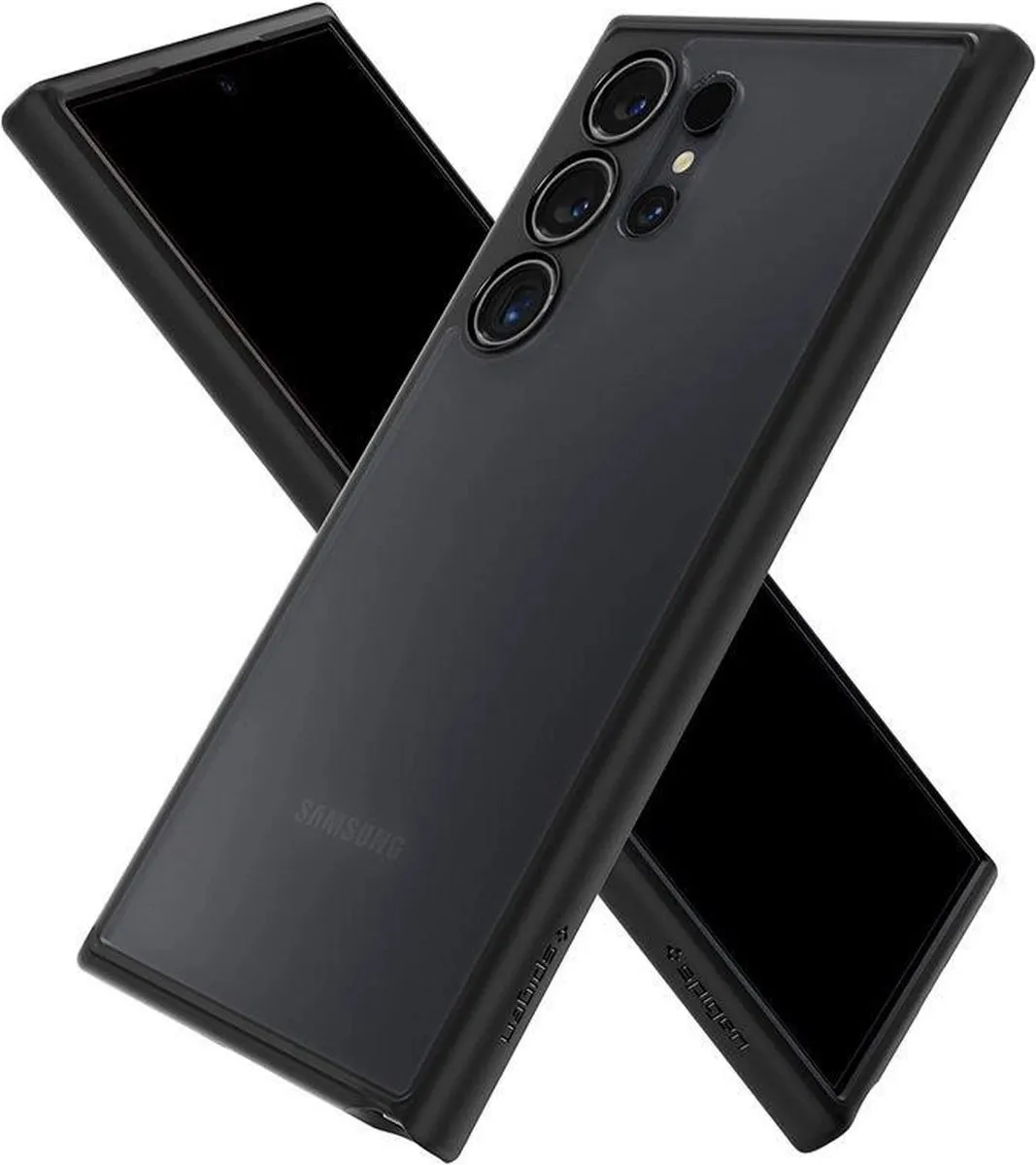 Spigen Ultra Hybrid 12148 Hoesje - Samsung Galaxy S24 Ultra - Frost Black