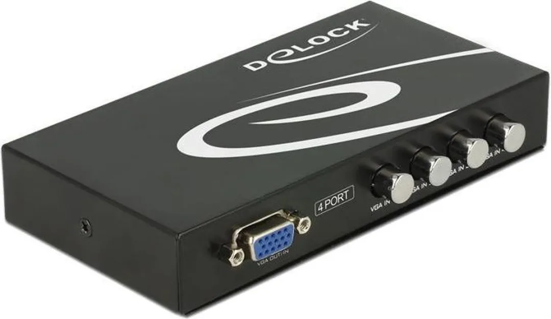 Delock 87635 VGA-switch 4 Poorten
