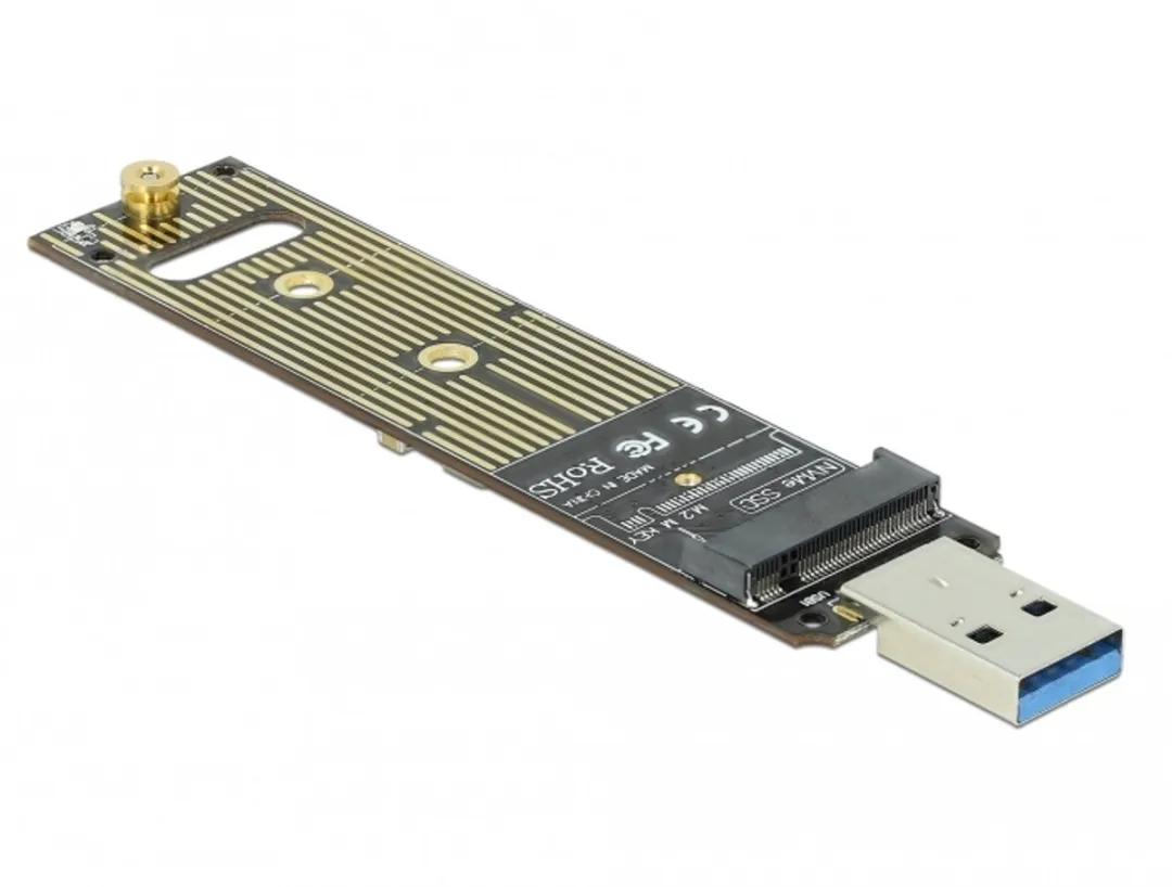 Delock M.2 NVMe naar USB 3.1 Gen 2 Converter - Groen