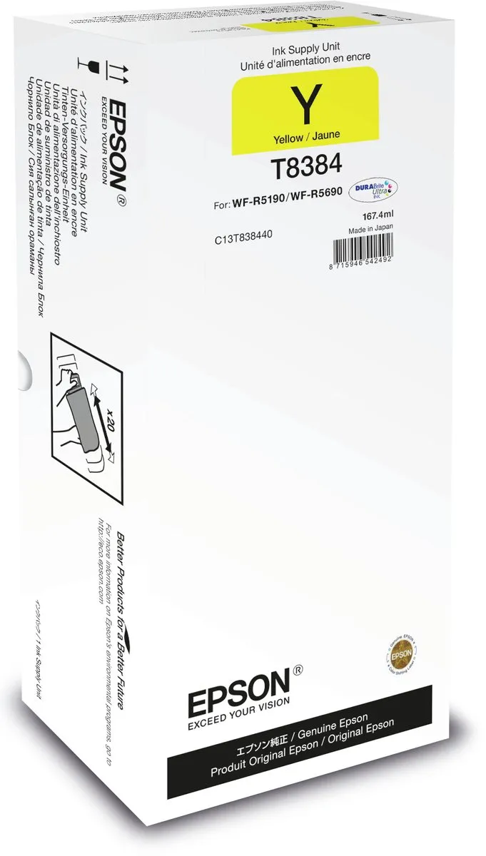 Epson WF-R5XXX 20000P XXL Geel
