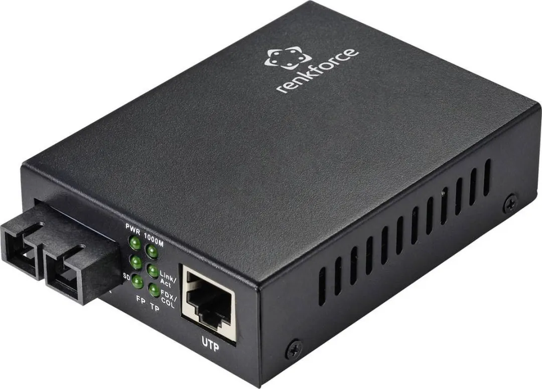 Renkforce RF-4581874 Netwerk Mediaconverter CAT 6 SC Duplex 1000 MBit/s