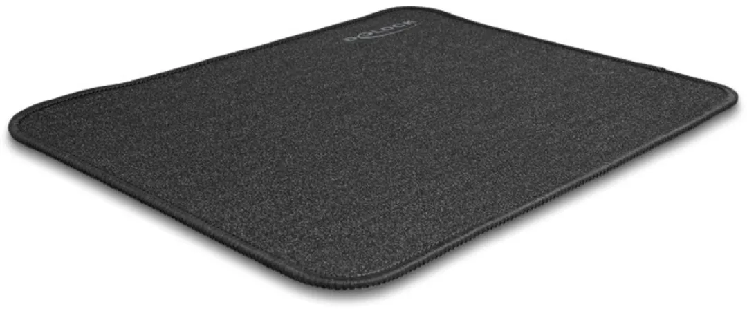 Delock Glitzer-zwart Muismat 300x245mm