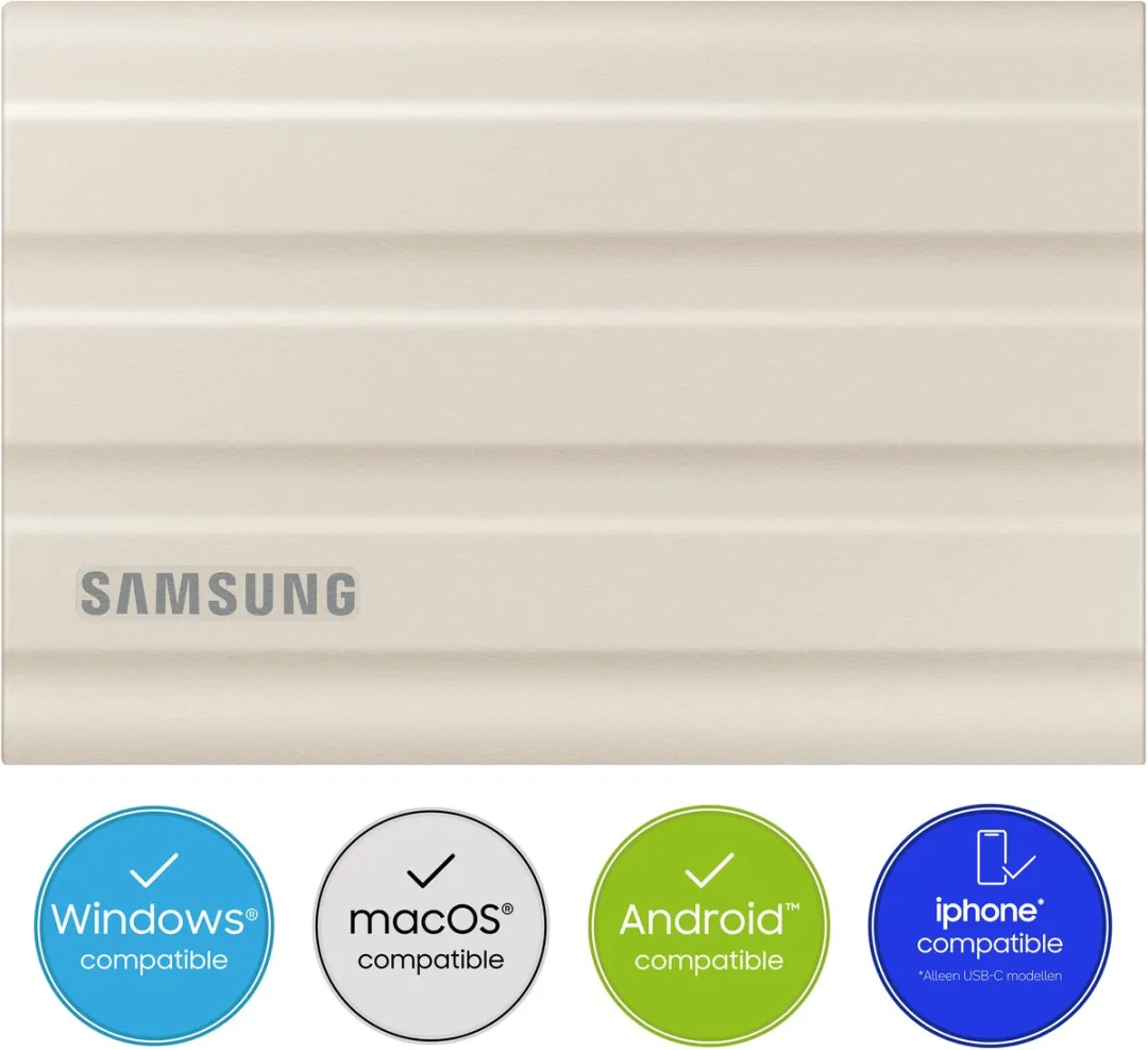 Samsung T7 Shield MU-PE1T0K/EU Externe SSD 1TB