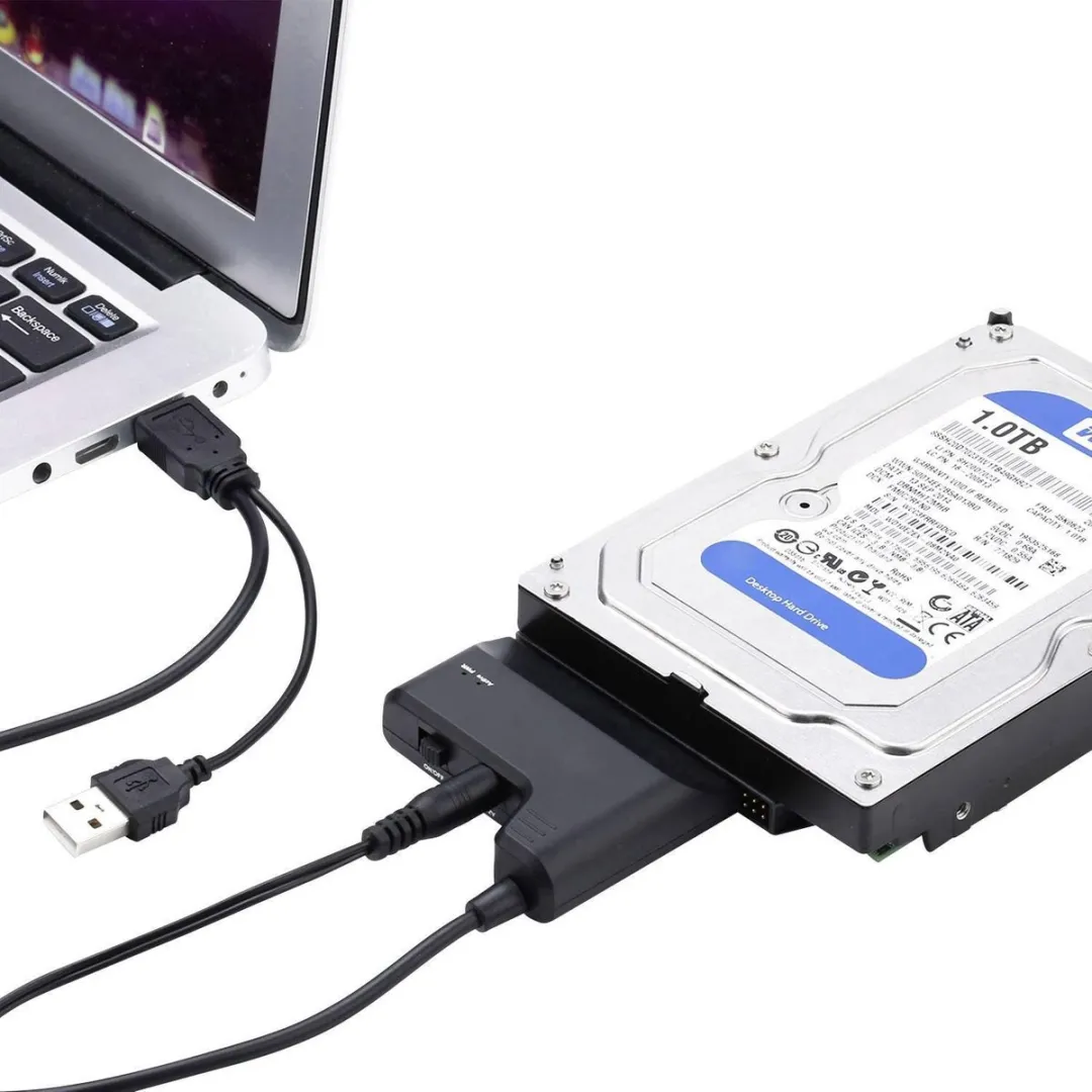 Renkforce RF-4472913 HDD/SSD Adapter - USB-A 2.0 - Zwart