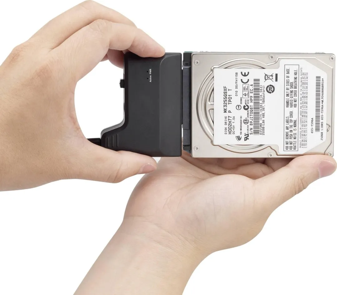 Renkforce RF-4472913 HDD/SSD Adapter - USB-A 2.0 - Zwart - afbeelding 6 van 6