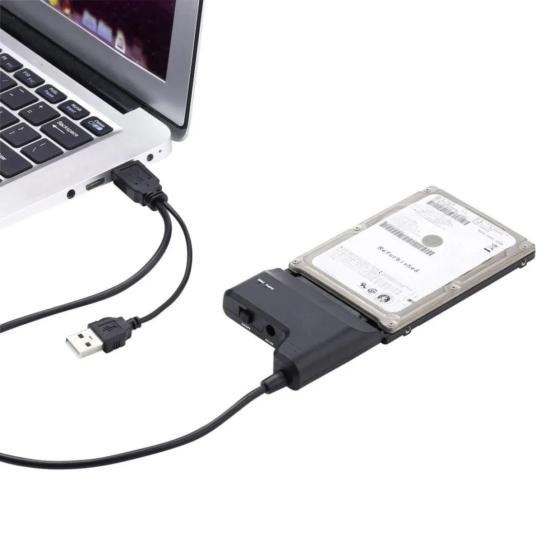 Renkforce RF-4472913 HDD/SSD Adapter - USB-A 2.0 - Zwart