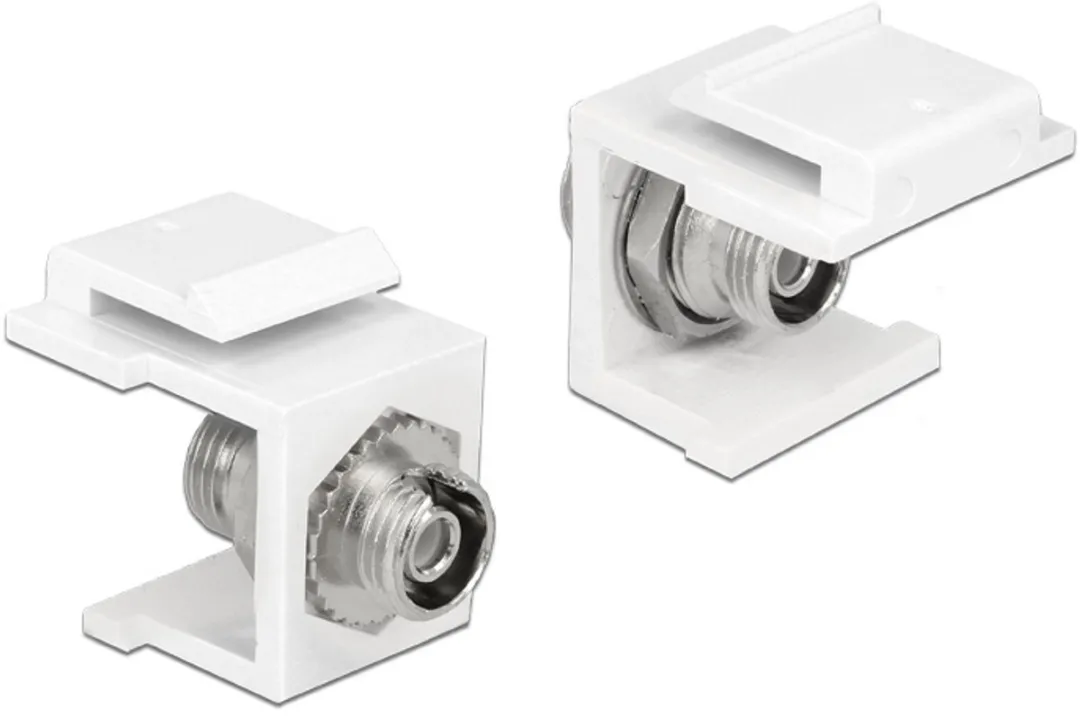 Delock 86372 Keystone Module FC Simplex Wit