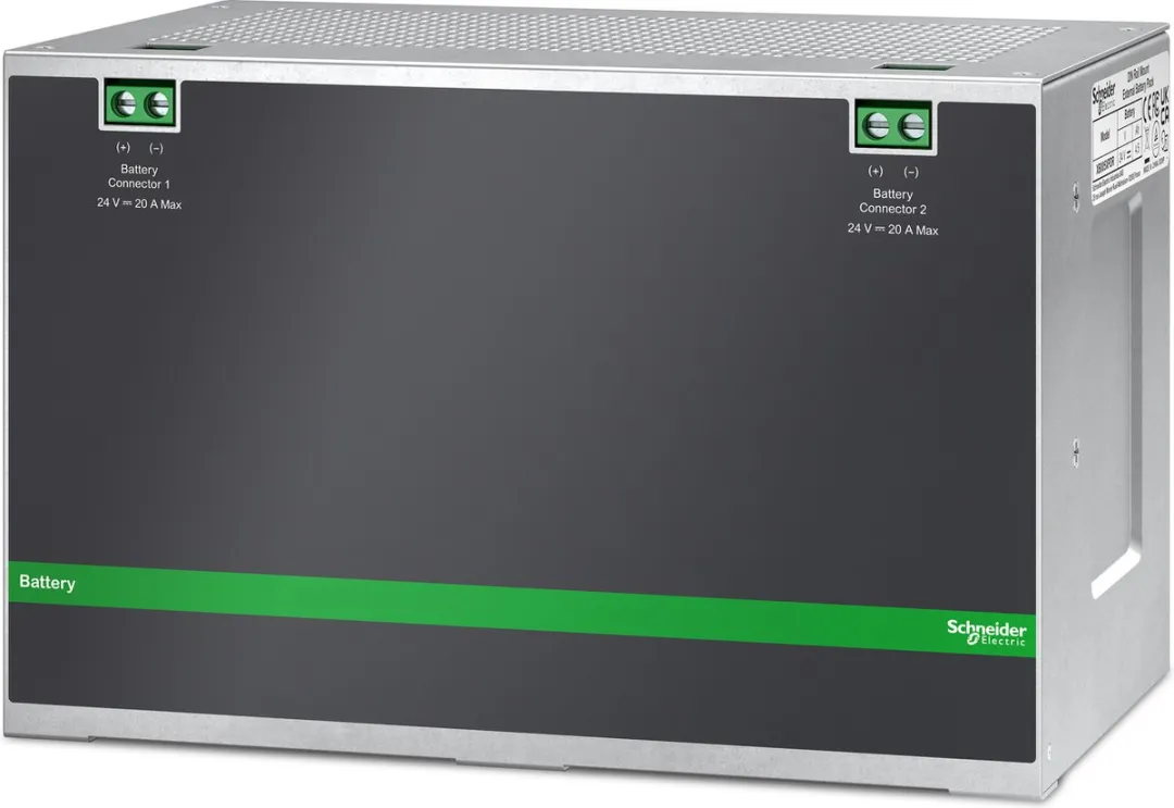 APC XB005XPDR Extern Batterijpakket - DIN-Rail montage - Grijs - afbeelding 6 van 6