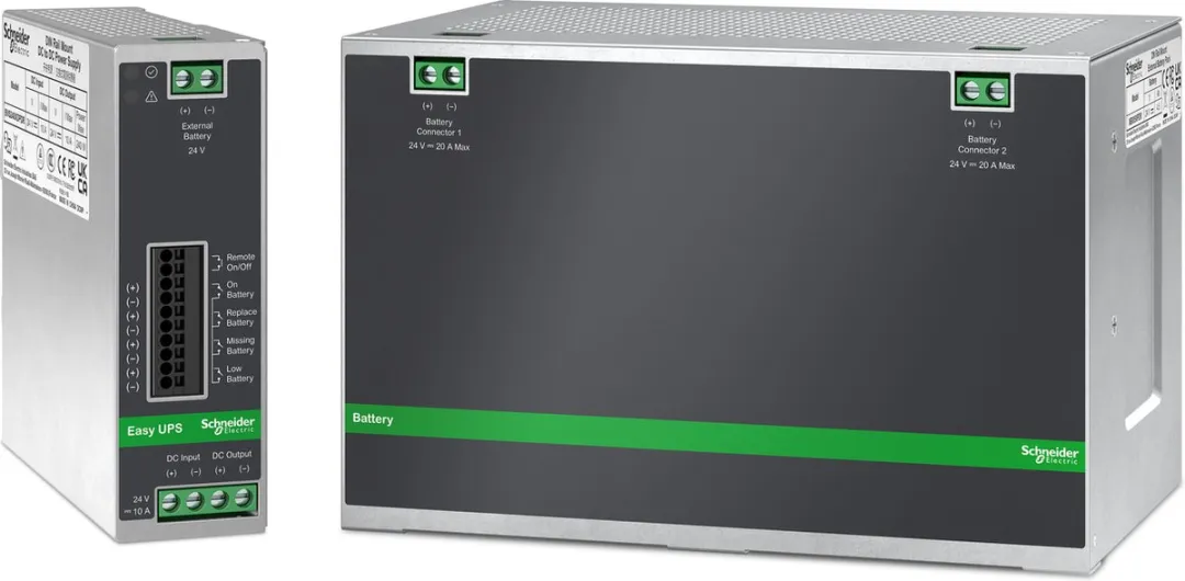 XB005XPDR Extern Batterij Pakket, DIN-Rail montage