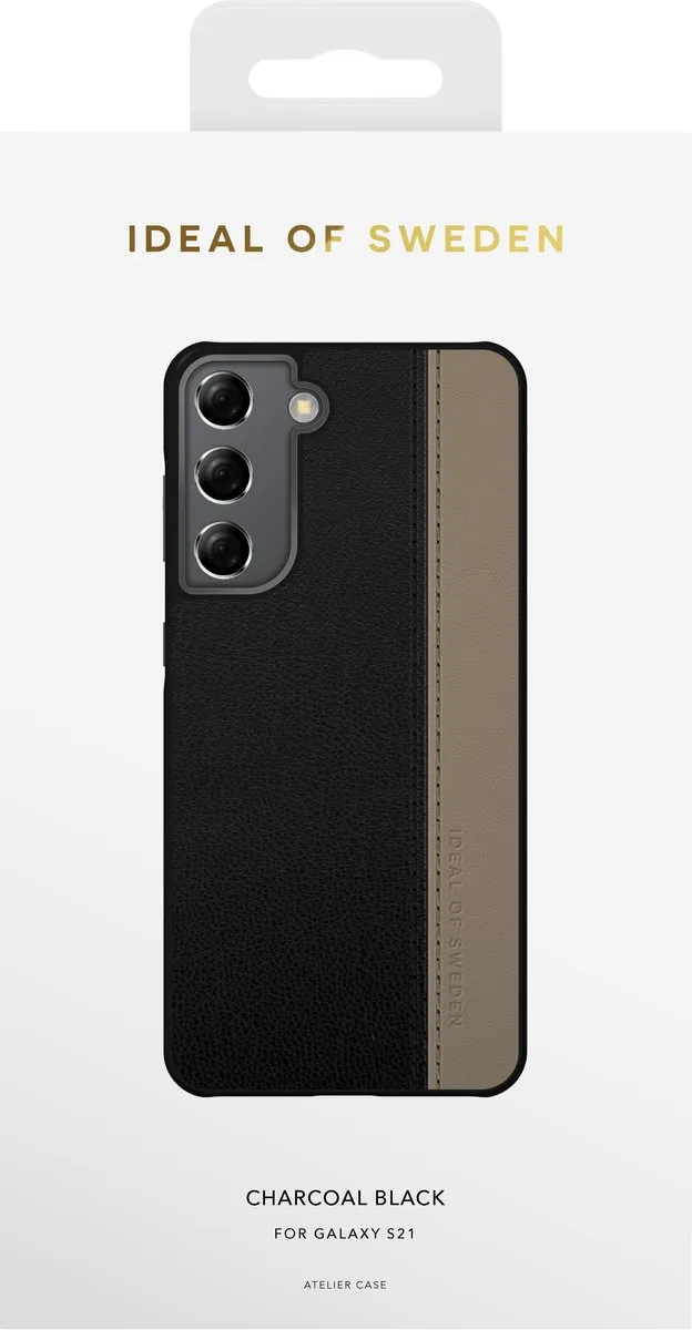 iDeal of Sweden Atelier Case Galaxy S21 Charcoal Black - IDACSS22-S21-403 - afbeelding 2 van 5