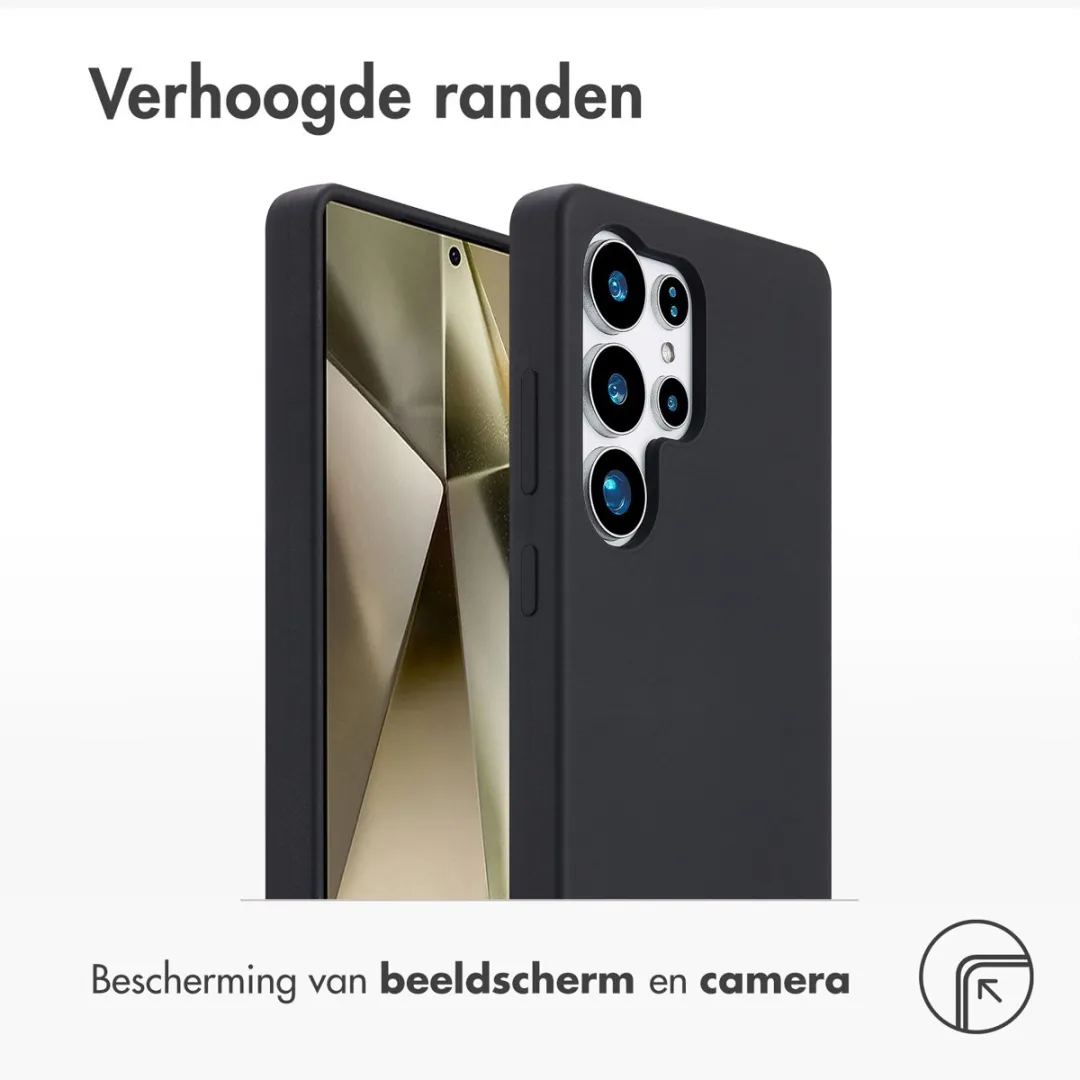Accezz Hoesje Samsung Galaxy S25 Ultra - Zwart
