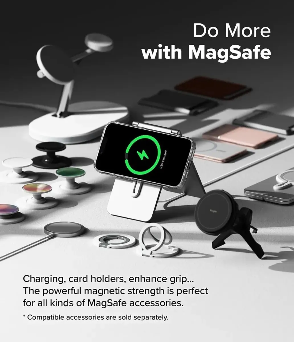 Ringke Fusion Magnetic Hoesje iPhone 17/16 - Transparant