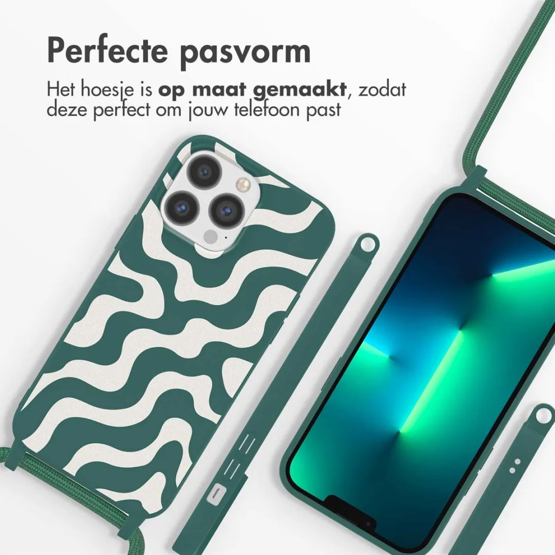 Imoshion Hoesje iPhone 13 Pro - Petrol Green Groovy