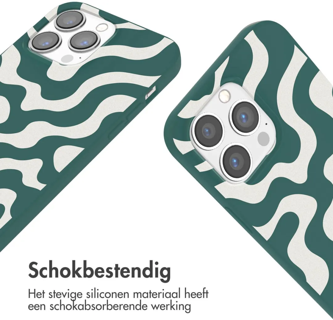 Imoshion Hoesje iPhone 13 Pro - Petrol Green Groovy