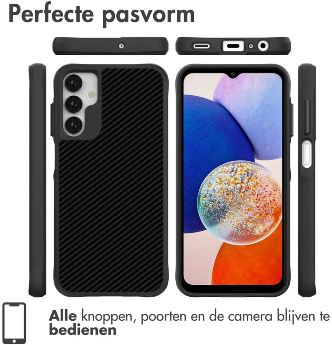 Imoshion Hybrid Carbon Hoesje Samsung Galaxy A15 - Zwart