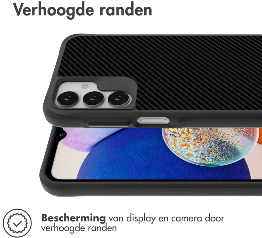 Imoshion Hybrid Carbon Hoesje Samsung Galaxy A15 - Zwart