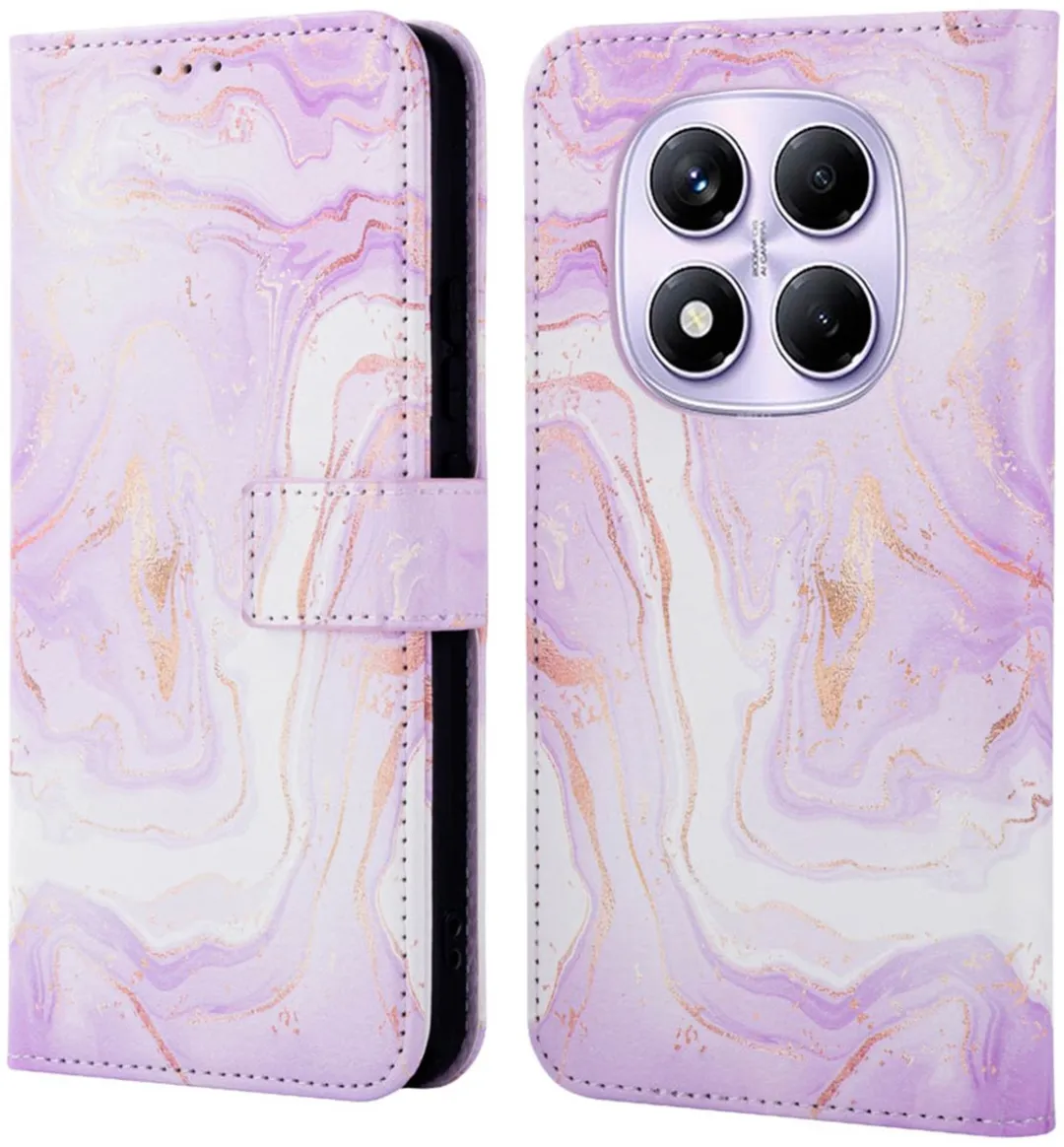 Imoshion Hoesje Xiaomi Redmi Note 14 Pro Purple Marble