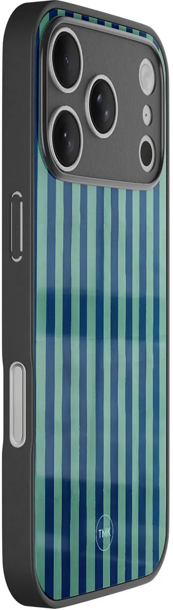 Casevibes iPhone 17 Pro Hoesje - Blauwe Strepen
