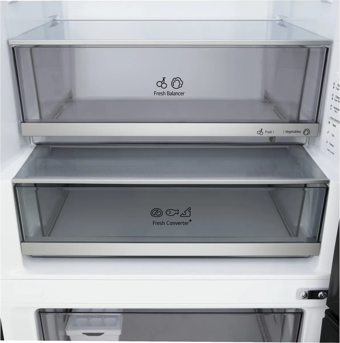 LG GBBS726AEV Koel‑vriescombinatie 375L - Zwart