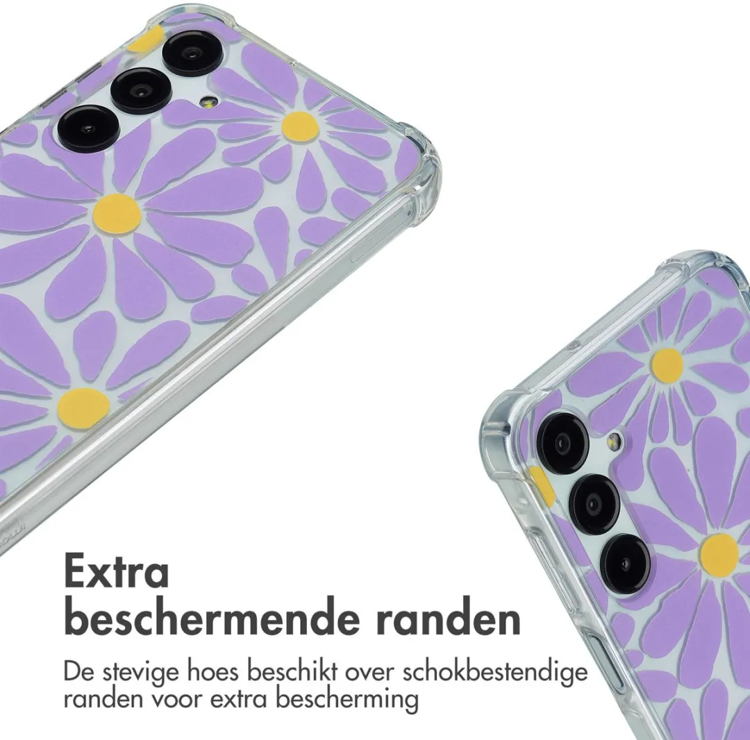Imoshion Hoesje Samsung Galaxy A16 - Tropical Violet Flowers Connect