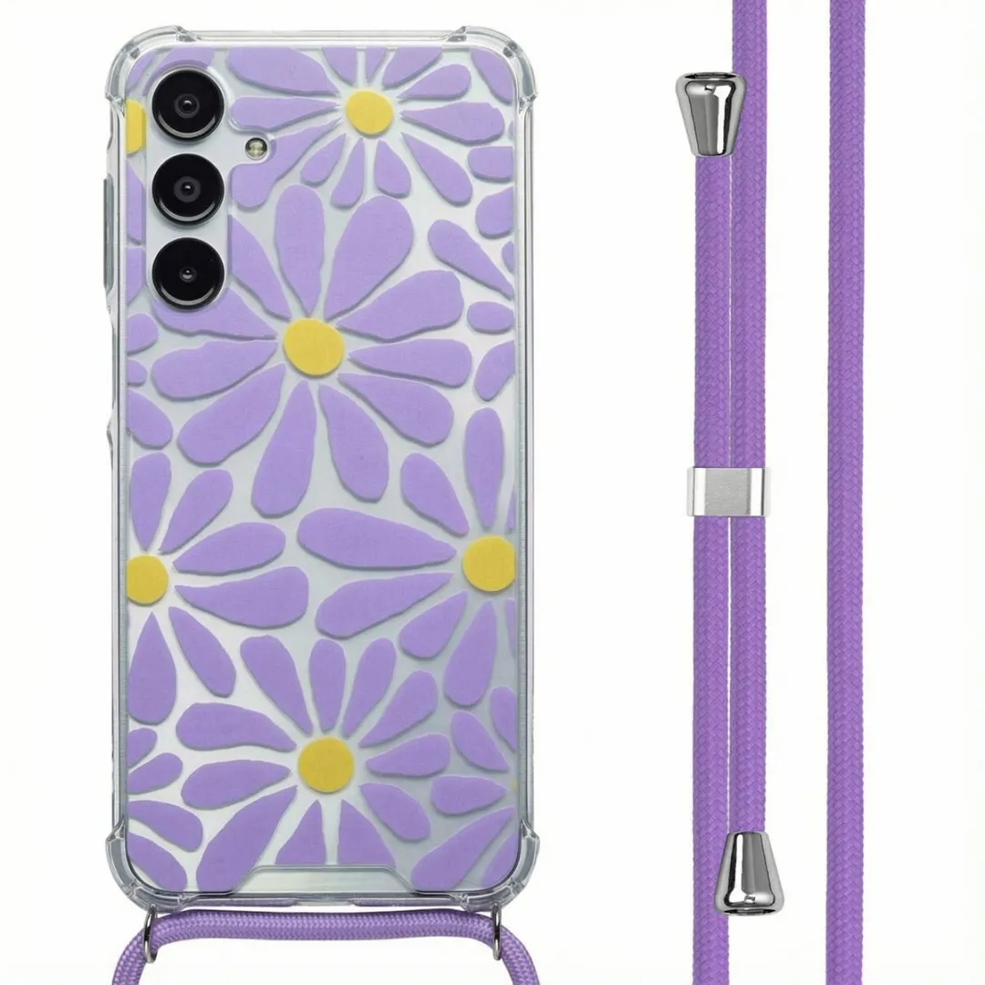 Imoshion Hoesje Samsung Galaxy A16 - Tropical Violet Flowers Connect