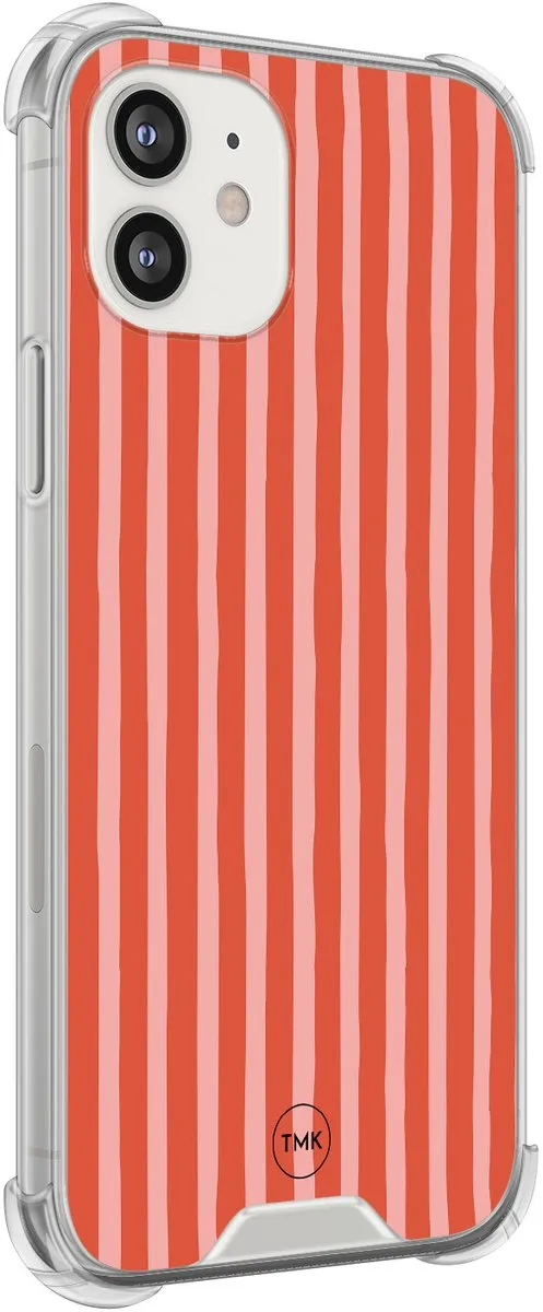 Casevibes iPhone 12 Mini Shockproof Hoesje Streepjes - A/i12m/S/003