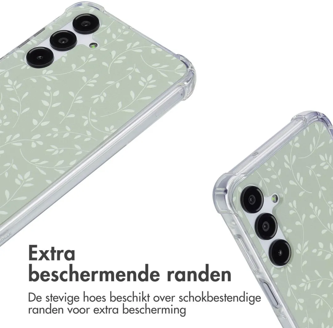 Imoshion Hoesje Samsung Galaxy A16 - Smoke Green Flowers - afbeelding 4 van 6