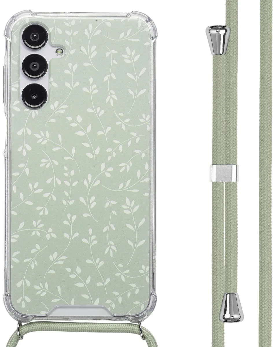 Imoshion Hoesje Samsung Galaxy A16 - Smoke Green Flowers