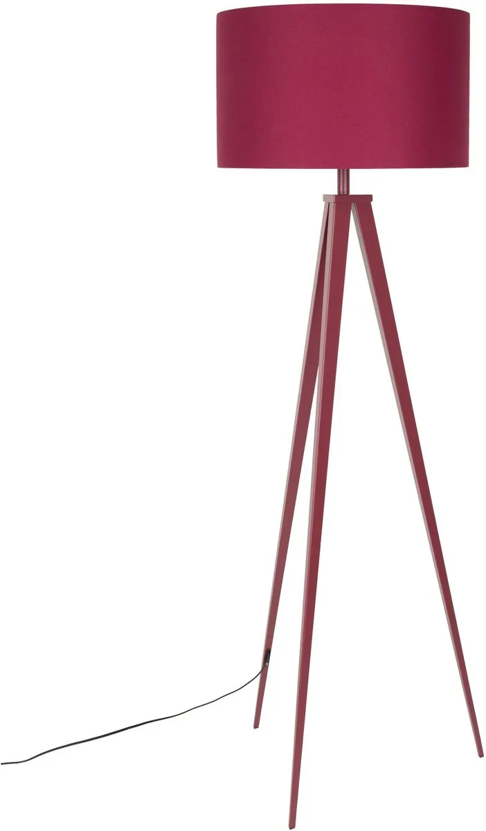 Zuiver Tripod Vloerlamp Marsala Rood