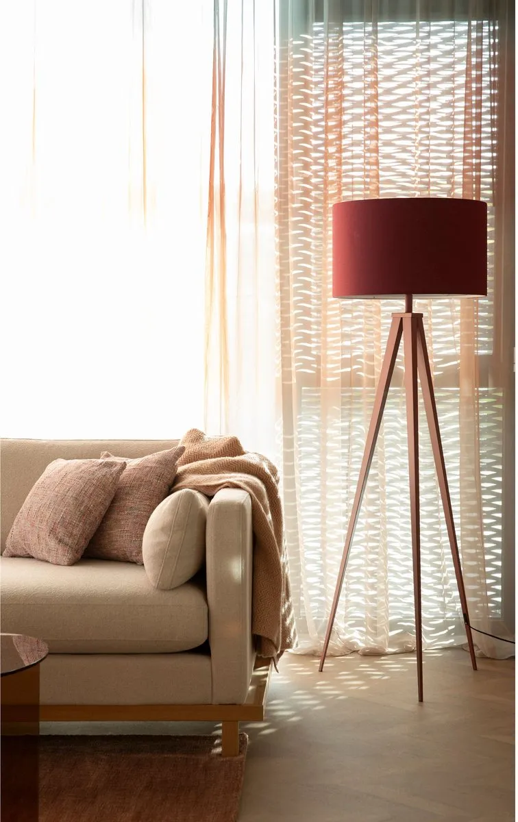 Zuiver Tripod Vloerlamp Marsala Rood