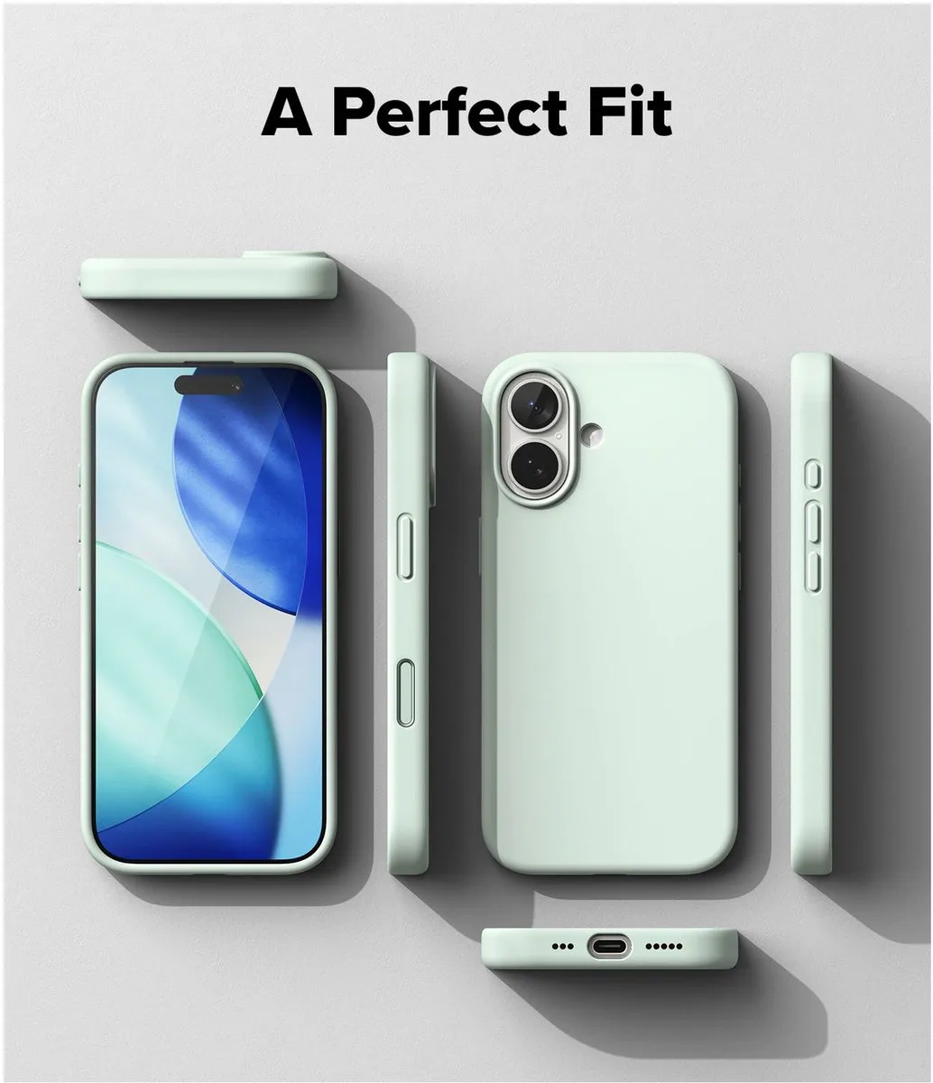 Ringke Silicone Magnetic Hoesje iPhone 17 - Mint - afbeelding 6 van 6