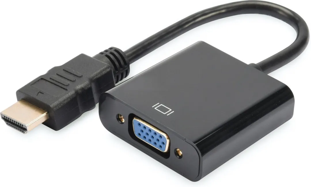 Digitus DA-70461 HDMI naar VGA Adapter - Zwart